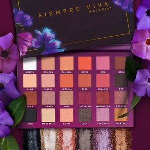 Siempre Viva eyeshadow palette.